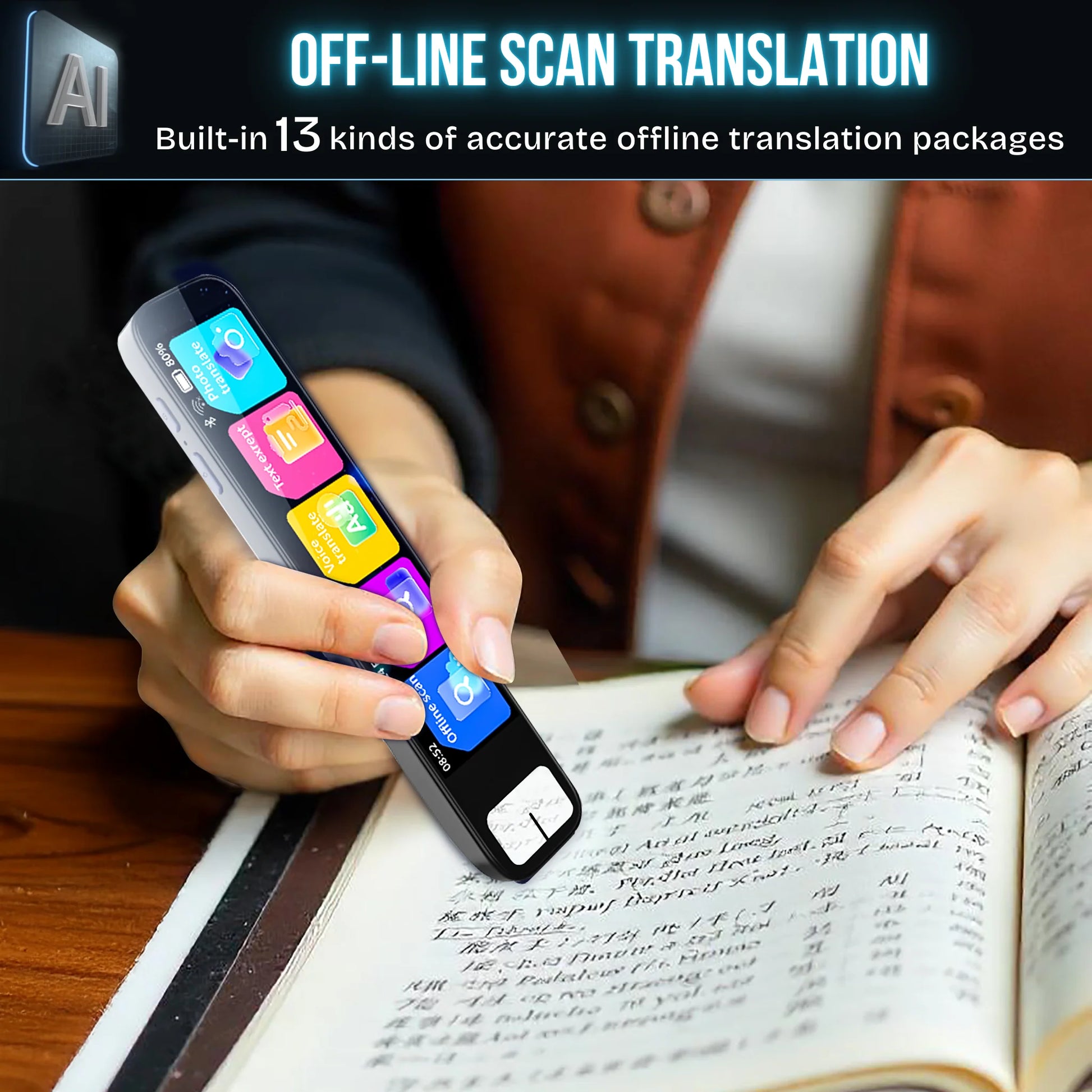 AI Scanning Smart Pen – Instant AI Answers, Offline Translation & More